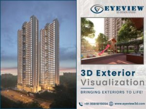Photo inspiration: Visual Reference: 3D Exterior Visualization For High Rise Buildings