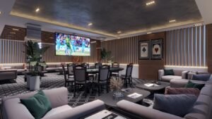 Inside the High Stakes Stunning Poker Room Design Visuals