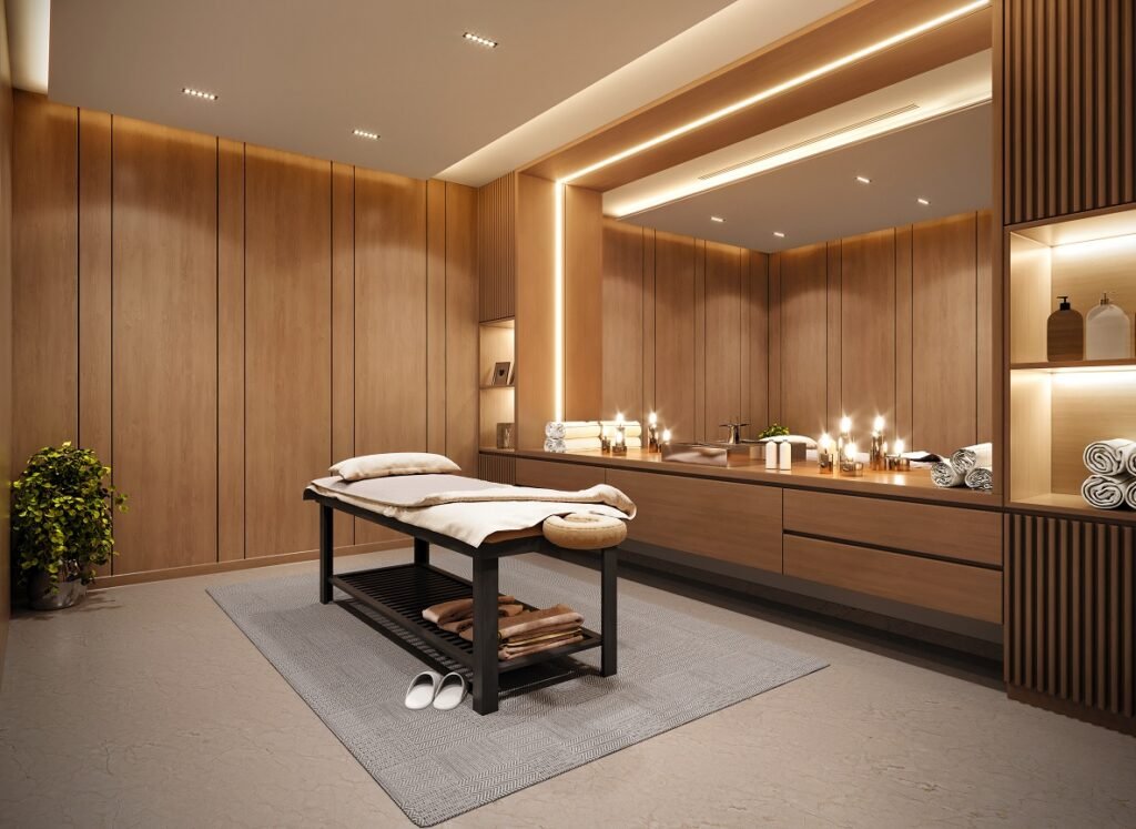 best interior design for a spa like massage room in india