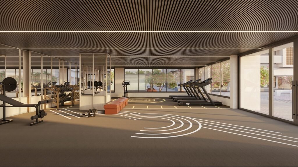 mastering gym interior design visualization in jharkhand india
