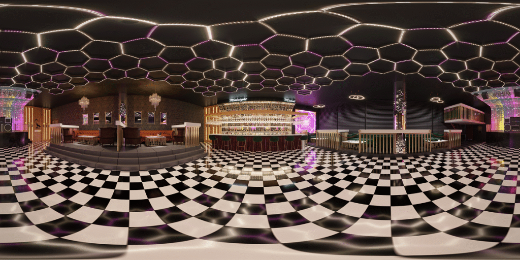 elevate your club's vibe with 360° immersive visualization
