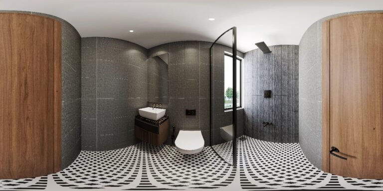 Explore Modern Bathrooms Through 360 Reality Visualization