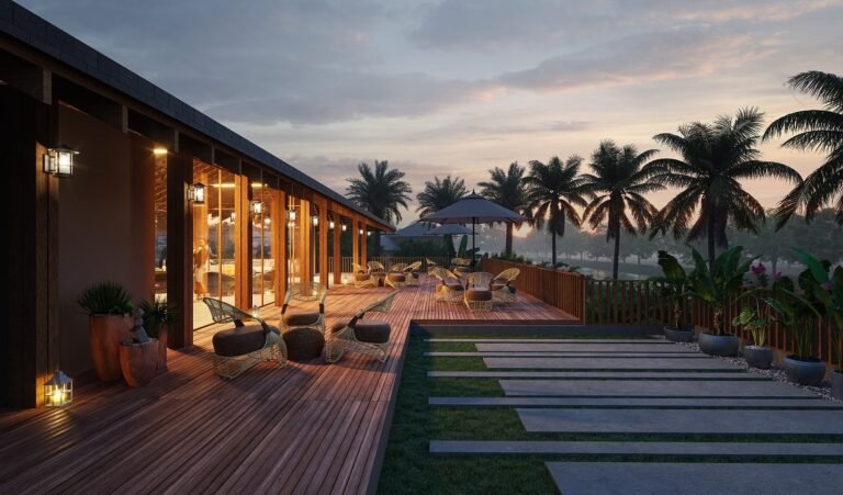 Elevate Your Outdoor Lifestyle with 3D Garden Sitting Area Visuals