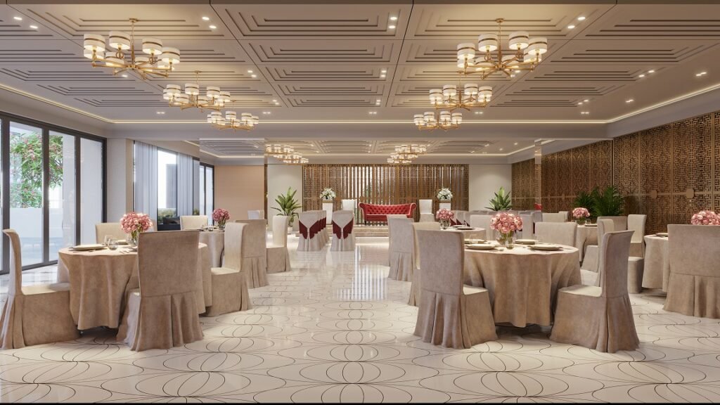 banquet halls transformed using western 3d interior visualization